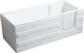 Sanotechnik Badewanne Paros Walk In rechts 170x76x61cm