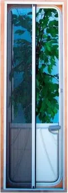 Horrex Plissee Fliegenschutz Wohnwagentür 1850x650mm Moskitonetz
