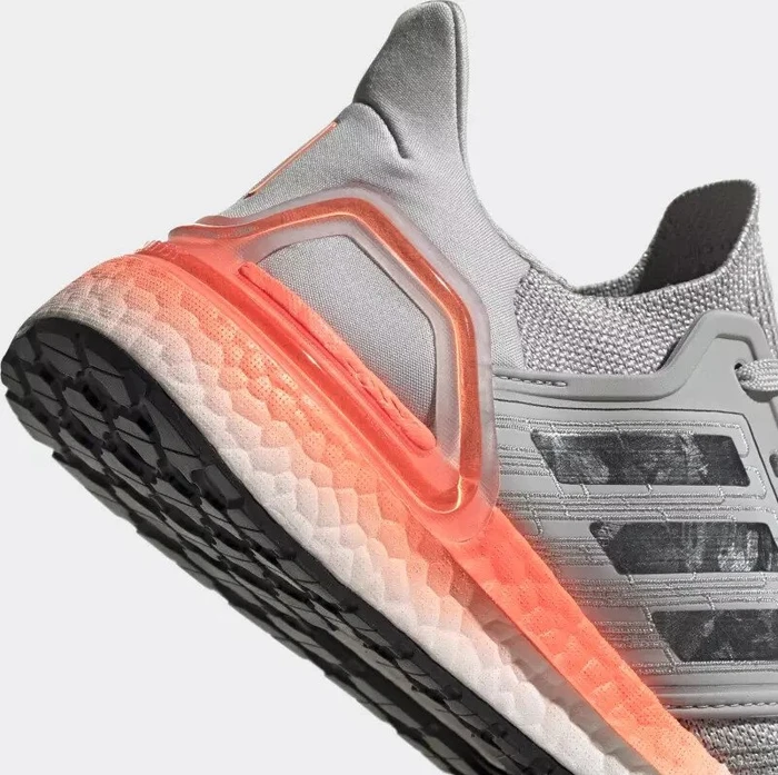 adidas Ultraboost 20 grey two/night metallic/signal coral (Damen)