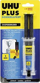 UHU Plus Schnellfest 2-Komponenten Epoxidharzkleber, 15.5g