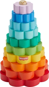 Mattel Fisher-Price Buntes Holz-Ringstapelset