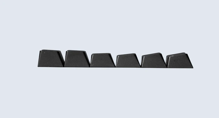 Wooting ABS Keycap Set, Kunststoff (ABS), OEM-Profil, schwarz, 109 Tasten, ISO-UK