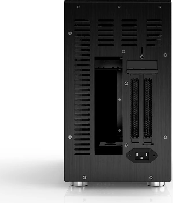 Jonsbo V10, schwarz, Glasfenster, Mini-ITX