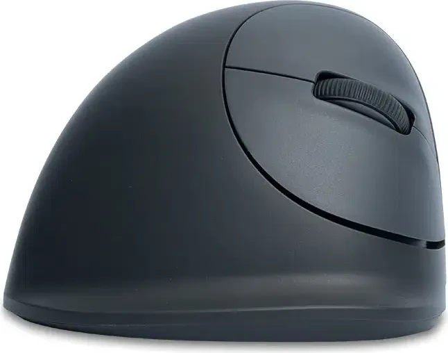 R-Go HE Basic Mouse Vertikale kabellose Maus mittel, grau, Bluetooth