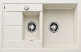 Blanco Metra 6 S Compact Einbau Becken reversibel mit Ablauffernbedienung softweiß