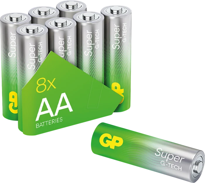 GP Batteries Super Alkaline Mignon AA, 8er-Pack