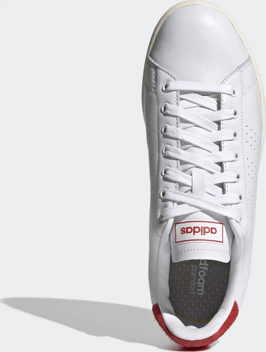 adidas Advantage cloud white/vivid red (Herren)