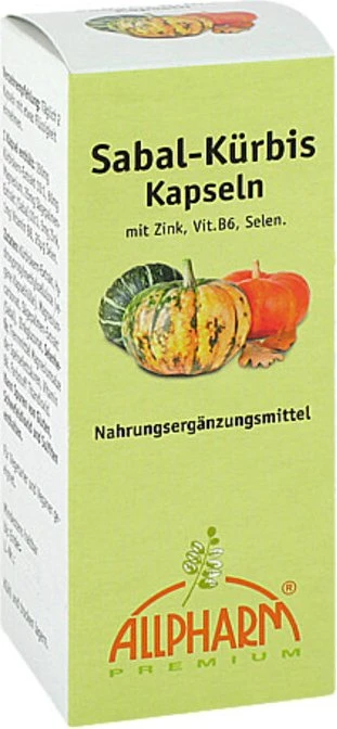 Allpharm Sabal-Kürbis Kapseln, 100 Stück