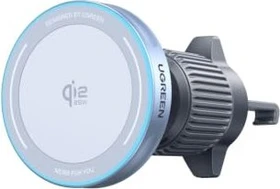 Ugreen MagFlow Magnetic Wireless Car Charger 25W (MagSafe compatible) blau/silber