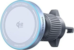 Ugreen MagFlow Magnetic Wireless Car Charger 25W (MagSafe compatible) blau/silber