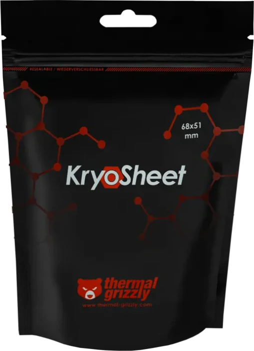 Thermal Grizzly KryoSheet, Wärmeleitpad, 68x51x0.2mm