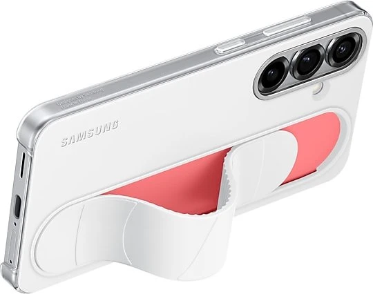 Samsung Standing Grip Case für Galaxy S25 weiß