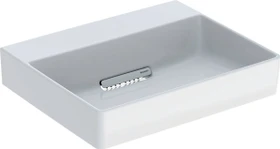 Geberit ONE Handwaschbecken Abgang horizontal 50cm, ohne Hahnloch, weiß/KeraTect