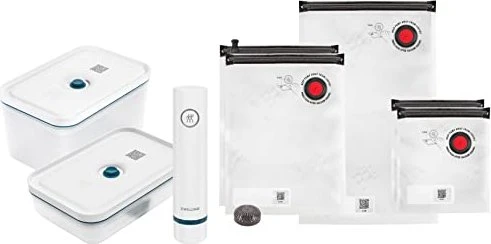Zwilling Fresh & Save La Mer Kunststoff Starter-Set Vakuumier-Stick, 8-tlg.
