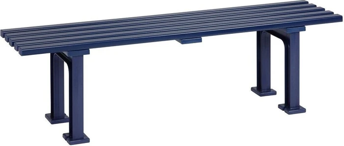 Blome Mono Gartenbank 3-Sitzer stahlblau