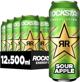 Rockstar Energy Drink Sour Apple 12x 500ml