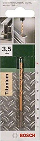 Bosch DIY HSS-TiN Metallbohrer, 3.5x39x70mm, 1 Stück