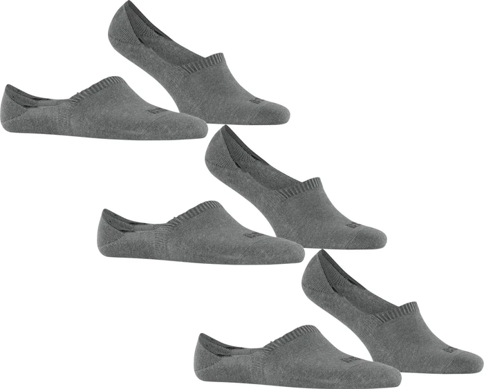 Falke Step High Cut Socken light greymel., 3 Paare (Herren)