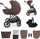 Kinderkraft Prime 3 3in1 Kombi-Kinderwagen braun (KSPRIM03BRW3000)