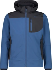 CMP Melierte Softshell Funktionsjacke bluestone/antracite (Herren)