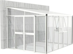 Vitavia Athena 8600 ESG/HKP Gewächshaus weiß