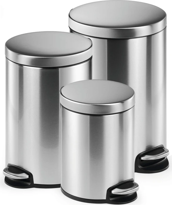 Durable Treteimer 5L edelstahl