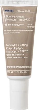 Korres Black Pine 4D Bio-ShapeLift Feuchtigkeitscreme getönt LSF20, 40ml