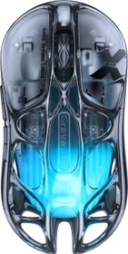 GravaStar Mercury X Air 8KHz Wireless Gaming Mouse, Onyx Crystal, USB/Bluetooth
