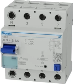 Doepke Fehlerstromschutzschalter DFS 4 040-4/0,50-B SK HD