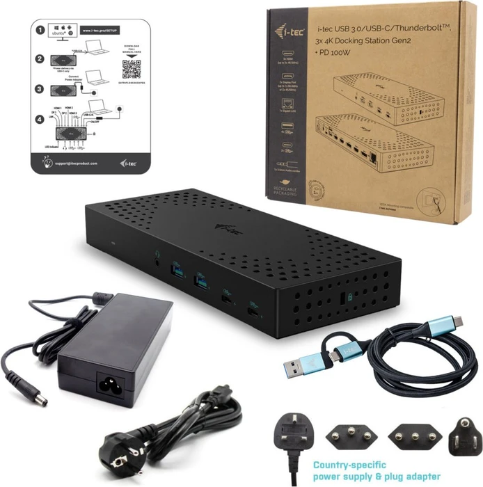 i-tec USB-C Docking Station Gen 2, USB4 [Buchse]