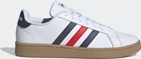 adidas Grand Court cloud white/trace blue/active red