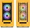 Thermaltake Ceres 350 MX Bumblebee, gelb, Glasfenster Vorschaubild