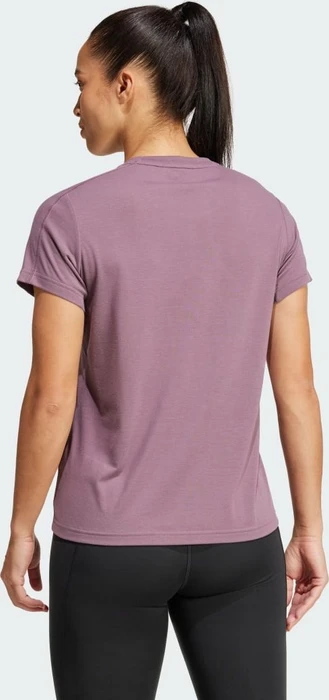 adidas Aeroready Train Essentials Minimal Branding Funktionsshirt kurzarm shadow fig (Damen)