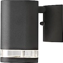 Konstsmide Modena GU10 35W 8.5cm Wandleuchte 1-flammig schwarz