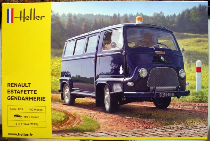 Heller Renault Estafette Gendarmerie New Mould