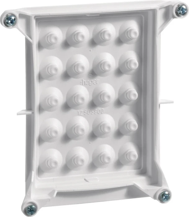 Hager Leitungseinführung, univers, IP44/54, auf Rückseite, T 160 / 205mm