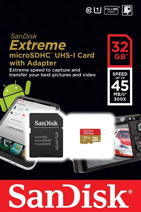 SanDisk Mobile Extreme 32GB Kit, UHS-I, Class 10