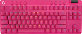 Logitech G PRO X TKL Lightspeed, rosa, GX-BROWN, USB/Bluetooth, DE