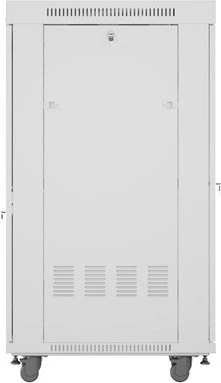 Lanberg 19" Rackschrank 27HE, LCD, freistehend, Flat Pack, Gitternetztür, IP20, RAL 7035, 800mm tief