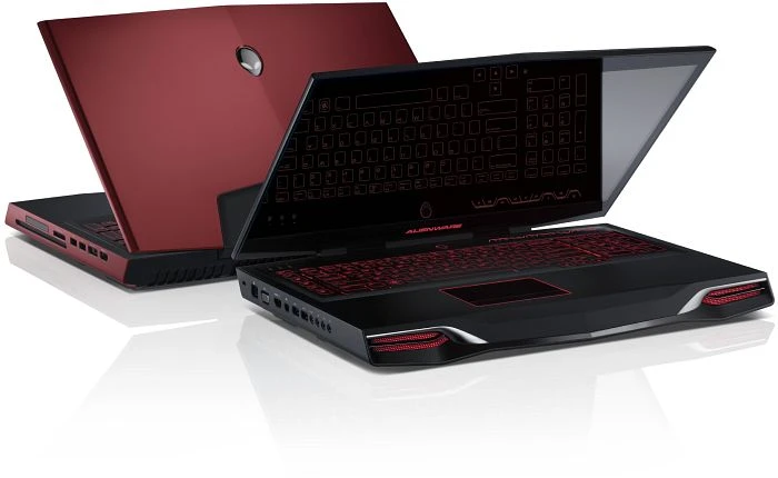 Dell Alienware M18x, Core i7-3820QM, 16GB RAM, 256GB SSD, 1TB HDD, 2x GeForce GTX 675M, DE