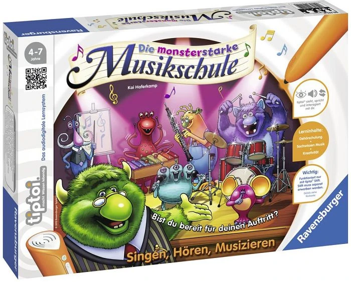 Ravensburger tiptoi Spiel: Die monsterstarke Musikschule