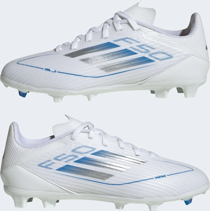 adidas F50 League FG/MG cloud white/silver metallic (Junior)