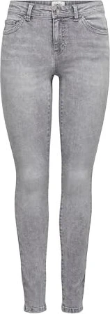 ONLY Skinny Mid Wauw Jeans medium grey denim (Damen)