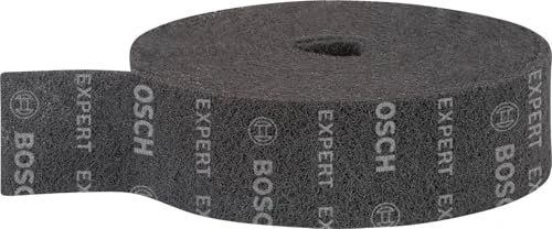 Bosch Professional EXPERT N880 Vlies Gewebeschleifblatt Sparrolle, 100mm x 10m, 1 Stück