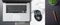 Genius Ergo 8200S Wireless Silent Mouse braun/schwarz, USB Vorschaubild