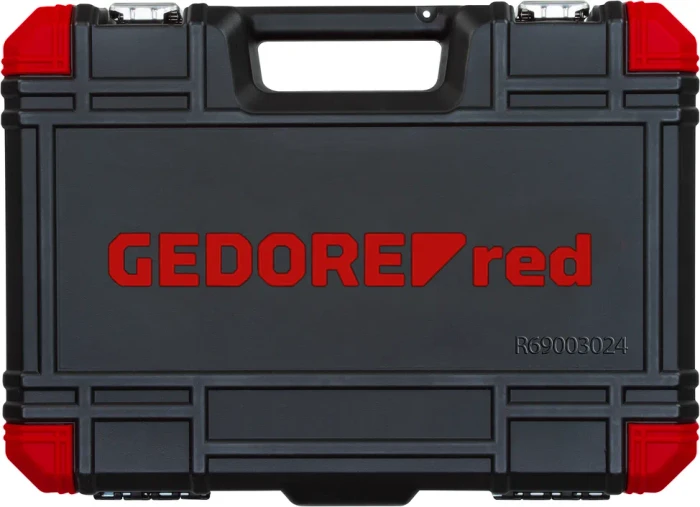 Gedore red R69003024 Steckschlüsselsatz inkl. Koffer, 24-tlg.