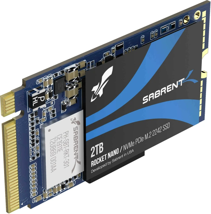 Sabrent Rocket Nano 2TB, M.2 2242 / M-Key / PCIe 3.1 x4