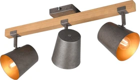 Trio Bell Spot 3-flammig nickel matt