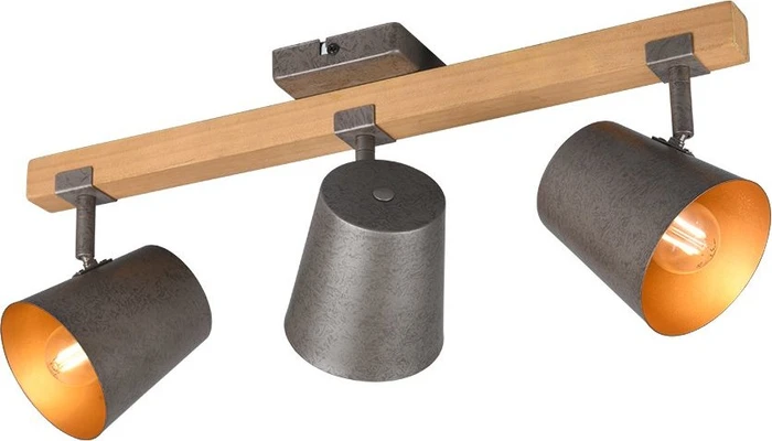Trio Bell Spot 3-flammig nickel matt