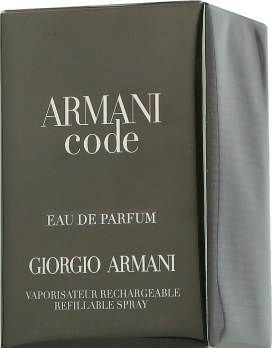 Giorgio Armani Code Homme Eau de Parfum nachfüllbar, 30ml